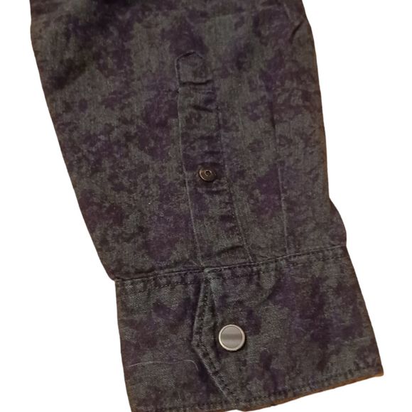 Calvin Klein Men's Button Up Marble Print Top Size M - Picture 4 of 7